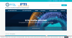 Desktop Screenshot of ecdl.pl