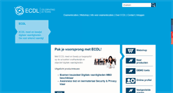 Desktop Screenshot of ecdl.nl