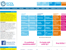 Tablet Screenshot of ecdl.cz