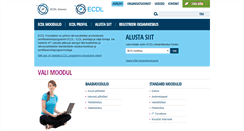 Desktop Screenshot of ecdl.ee