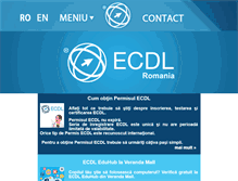 Tablet Screenshot of ecdl.ro