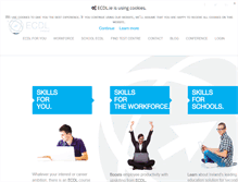 Tablet Screenshot of ecdl.ie